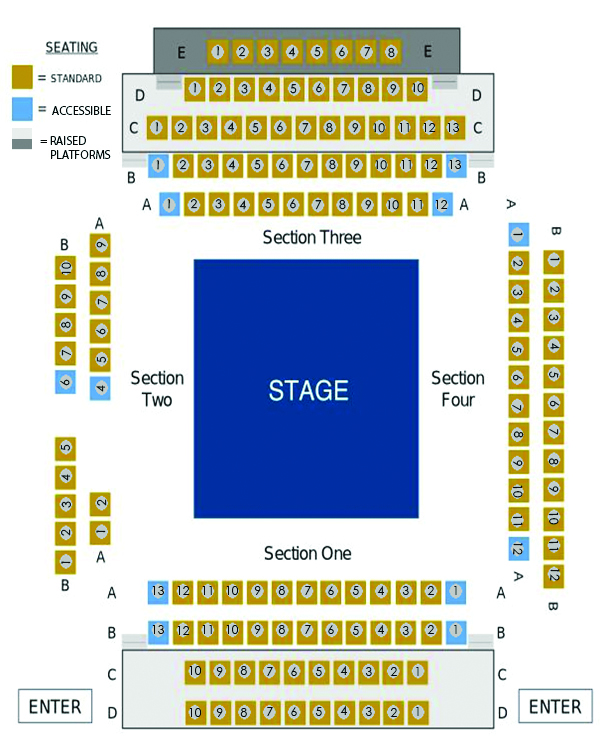 Seating Chart - The Players Centre for Performing Arts